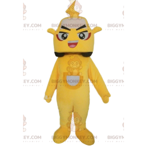Disfraz de mascota de coche amarillo BIGGYMONKEY™, disfraz de