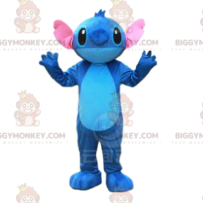 BIGGYMONKEY™ maskotkostume af Stitch, den berømte alien fra