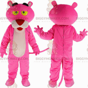 Beroemd stripfiguur BIGGYMONKEY™ Pink Panther-mascottekostuum -