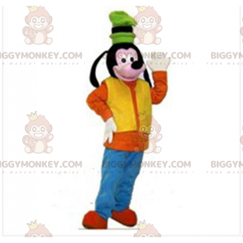 BIGGYMONKEY™ mascottekostuum van Goofy, beroemd personage van