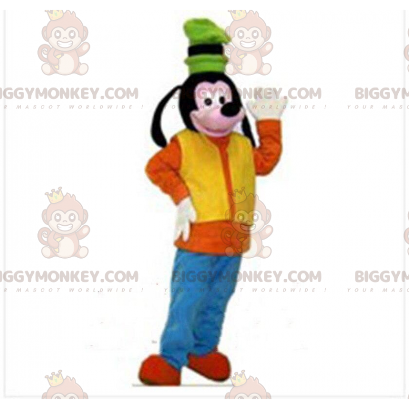 BIGGYMONKEY™ Maskottchenkostüm von Goofy, der berühmten Figur