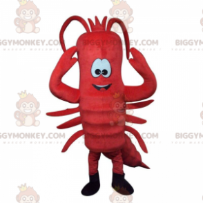 Disfraz de mascota langosta roja gigante BIGGYMONKEY™, disfraz