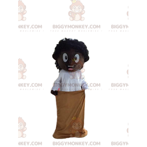 Afrikaanse jongen BIGGYMONKEY™ mascottekostuum, Afrikaans