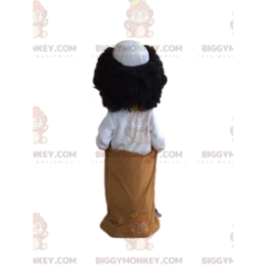 Costume de mascotte BIGGYMONKEY™ de garçon africain, costume