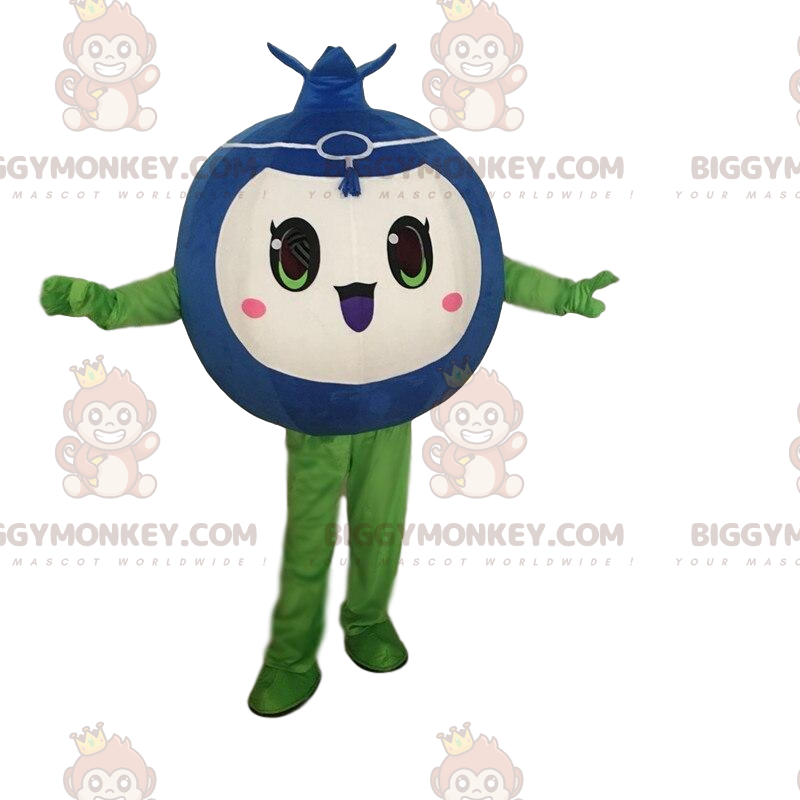 Costume da mascotte BIGGYMONKEY™ mirtillo divertente e carino