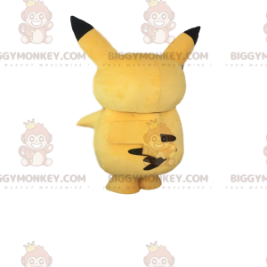 Disfraz de mascota BIGGYMONKEY™ de Pikachu, el famoso Pokémon