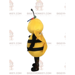 Disfraz de mascota BIGGYMONKEY™ abeja amarilla y negra, disfraz