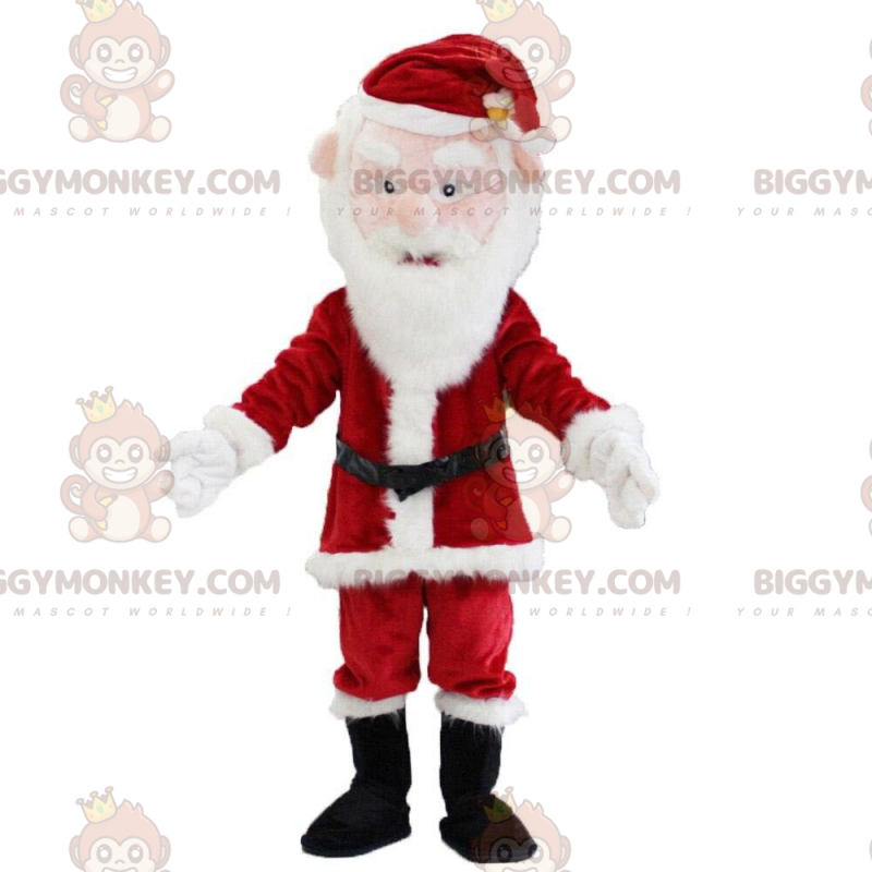 Fantasia de mascote de Papai Noel BIGGYMONKEY™, fantasia de