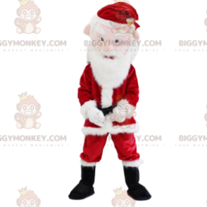 Costume de mascotte BIGGYMONKEY™ de Père-Noël, costume de Noël