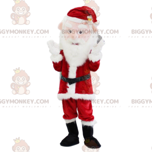 Costume de mascotte BIGGYMONKEY™ de Père-Noël, costume de Noël