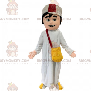 Costume da mascotte uomo orientale BIGGYMONKEY™, costume