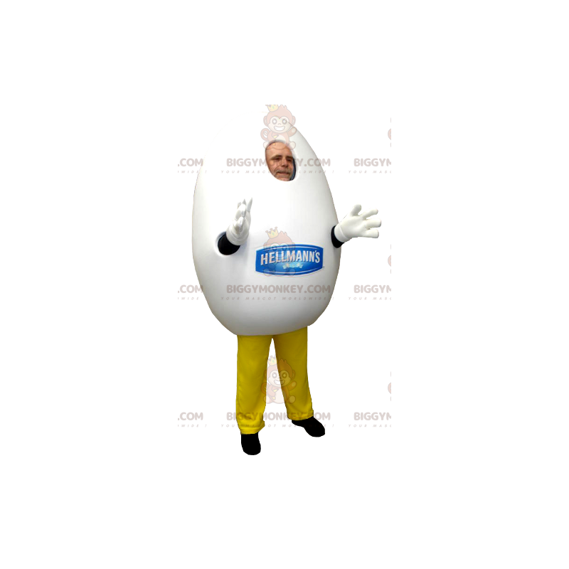 Fantasia de mascote de ovo gigante BIGGYMONKEY™ –