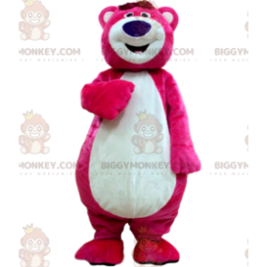 BIGGYMONKEY™ mascottekostuum van Lotso, de gemene roze beer uit