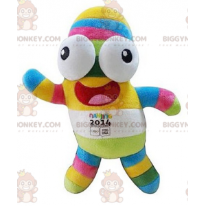 Costume de mascotte BIGGYMONKEY™ multicolore des Jeux
