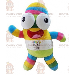 Nanjing OL 2014 Multicolor BIGGYMONKEY™ maskotkostume -