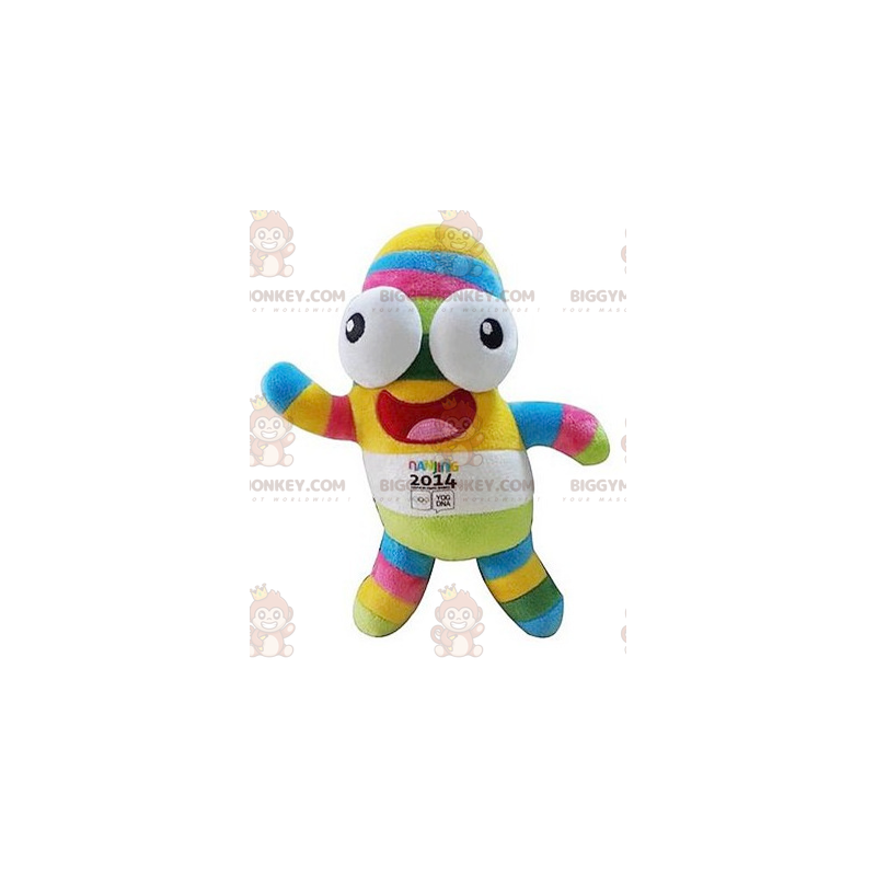 Costume da mascotte multicolore BIGGYMONKEY™ dei Giochi