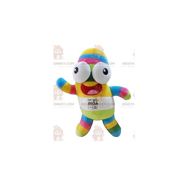 Costume de mascotte BIGGYMONKEY™ multicolore des Jeux