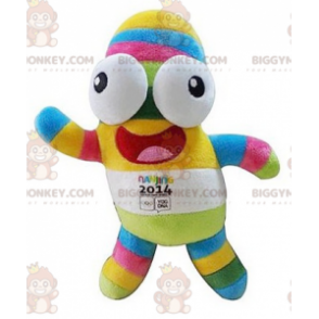 Costume de mascotte BIGGYMONKEY™ multicolore des Jeux