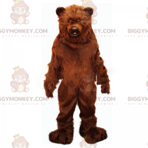 Kostým maskota velkého hnědého chlupatého medvěda BIGGYMONKEY™