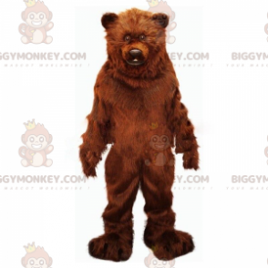 BIGGYMONKEY™ Big Brown Furry Awesome Bear Mascot Costume –