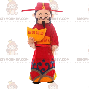 Traje de mascota BIGGYMONKEY™ de hombre asiático, Dios de la