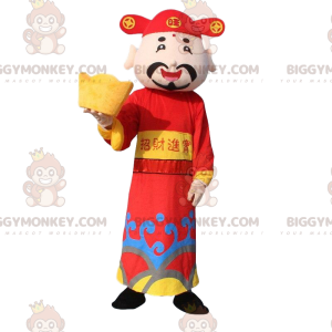 Costume da mascotte uomo asiatico BIGGYMONKEY™, Dio della