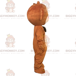 Leuke en stijlvolle bruine aap BIGGYMONKEY™ mascottekostuum