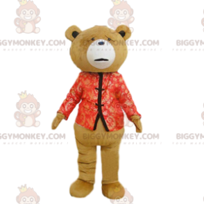 Disfraz de mascota BIGGYMONKEY™ del oso Ted de la película del