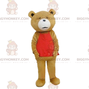 BIGGYMONKEY™ maskotkostume af den berømte bjørn Ted i filmen af
