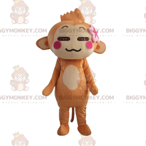 Famous Brown Monkey Yoyo and Cici Monkey BIGGYMONKEY™ Mascot