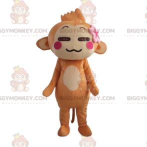 Berømt brun abe Yoyo og Cici abe BIGGYMONKEY™ maskotkostume -