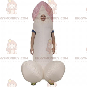 Big Pink Penis BIGGYMONKEY™ maskotkostume, kæmpe falluskostume