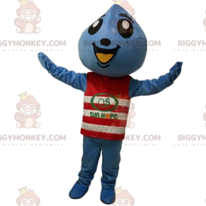 Disfraz de mascota Blue Drop BIGGYMONKEY™ con camiseta de