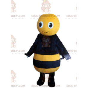 Costume de mascotte BIGGYMONKEY™ d'abeille jaune et noire