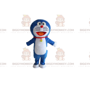 BIGGYMONKEY™-mascottekostuum van Doraemon, beroemde