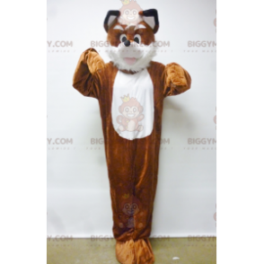 Costume de mascotte BIGGYMONKEY™ de renard de chien orange et