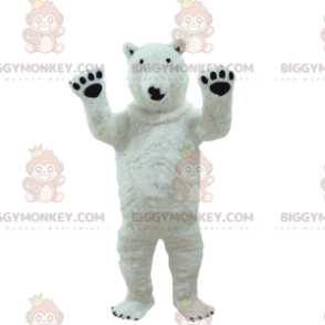 Jättiläinen jääkarhuasu, jääkarhu BIGGYMONKEY™ maskottiasu -