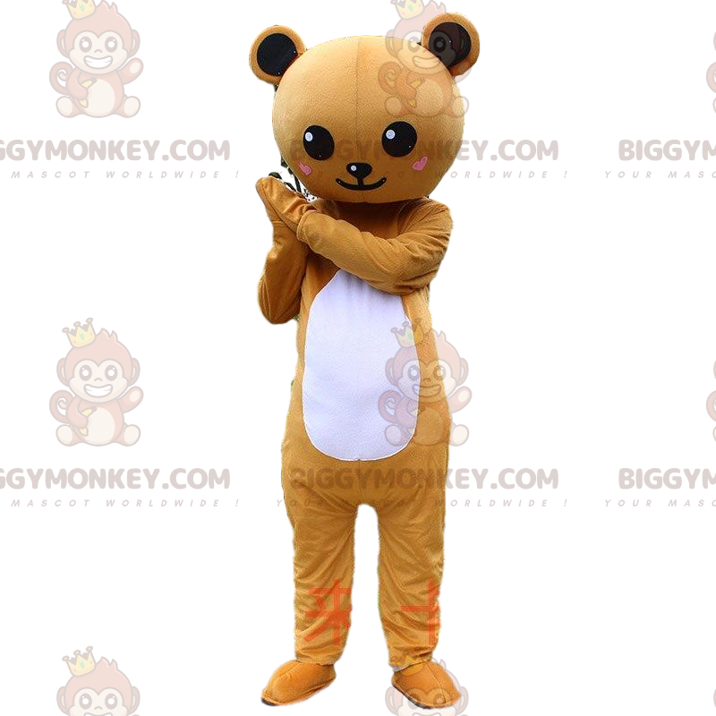 Brown and white teddy bear costume, bear costume –