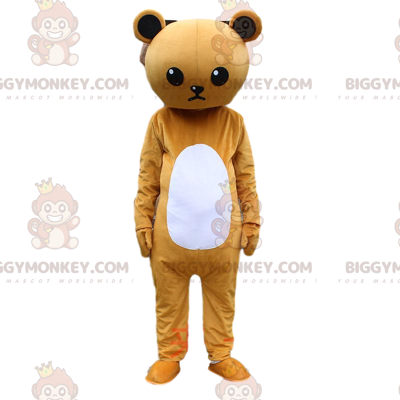 Brown and white sulky teddy bear costume, bear costume –