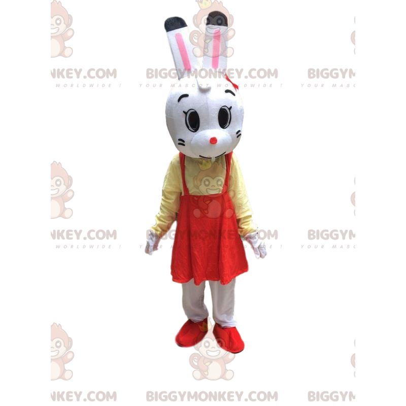 Déguisement de lapin avec une robe, Costume de mascotte
