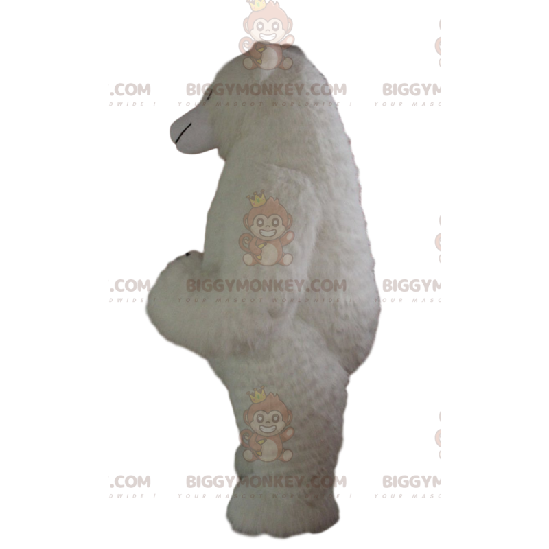 Duży nadmuchiwany kostium białego niedźwiedzia, gigantyczny