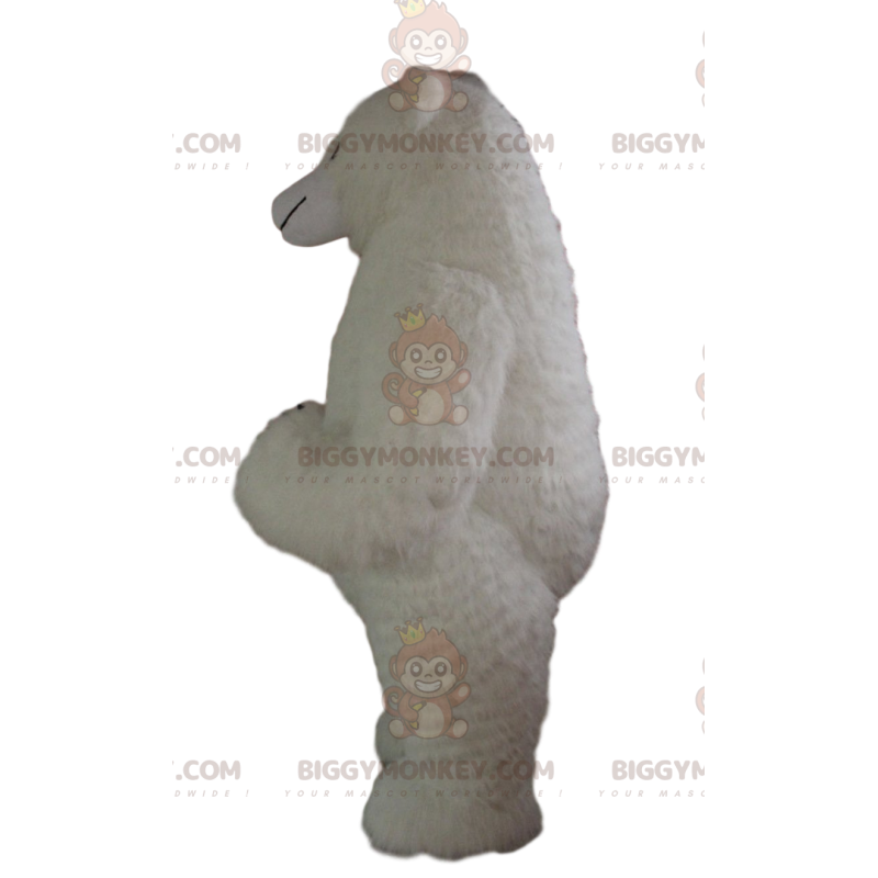 Grande fantasia de urso branco inflável, fantasia gigante –