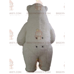 Disfraz de oso blanco hinchable grande, disfraz gigante -