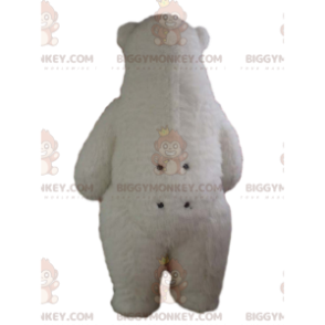 Grande fantasia de urso branco inflável, fantasia gigante –