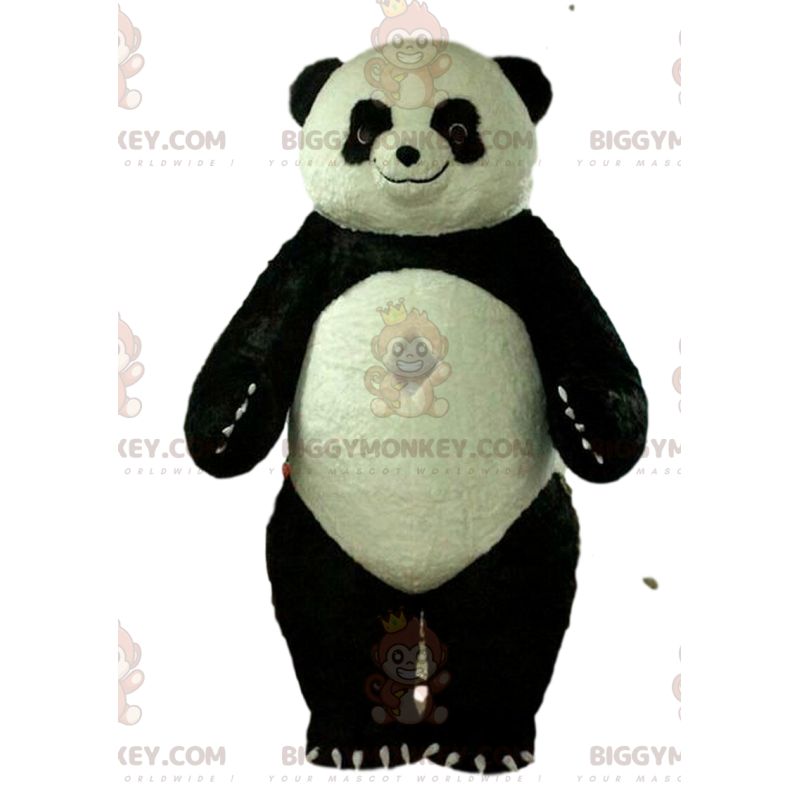 Oppusteligt panda kostume, kæmpe bamse kostume - Biggymonkey.com