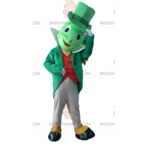 Disfraz de mascota BIGGYMONKEY™ de Jiminy Cricket, el famoso