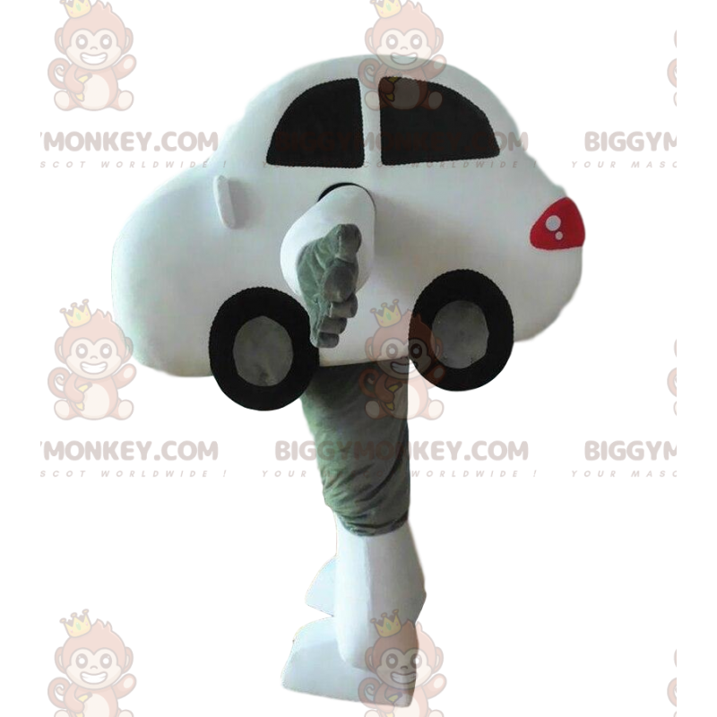 Disfraz de coche blanco, disfraz de automóvil. - Biggymonkey.com