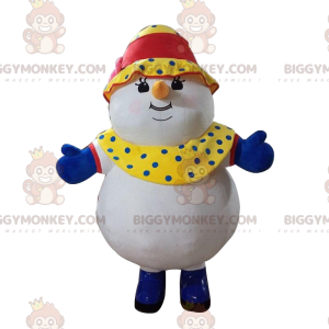 Uppblåsbar snögubbekostym, jättedräkt - BiggyMonkey maskot