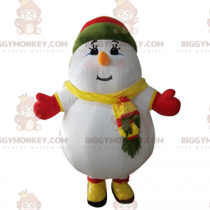 Uppblåsbar snögubbe kostym, jättelik förklädnad - BiggyMonkey