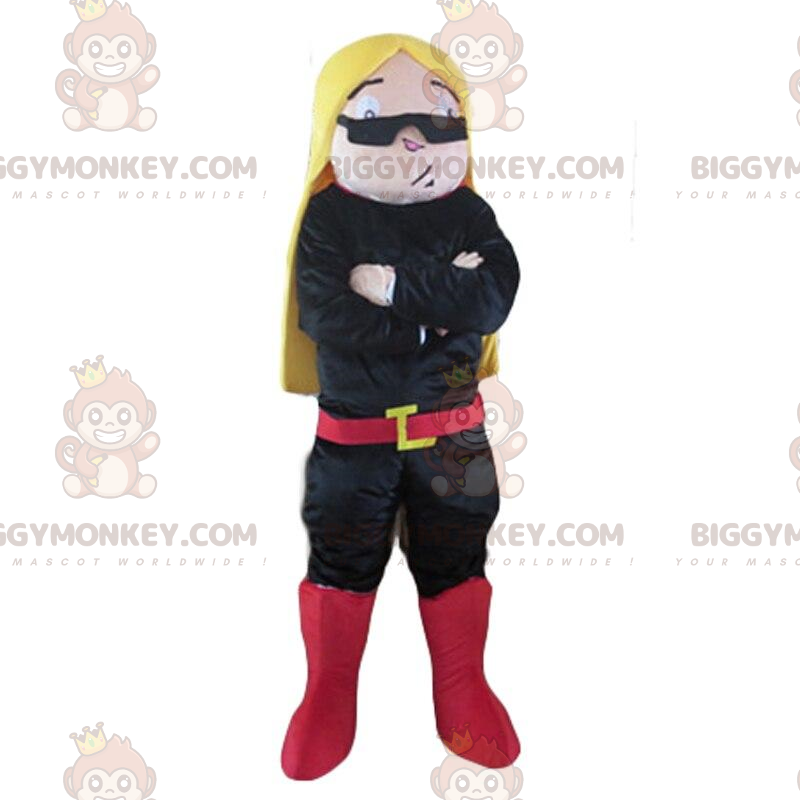 Blond woman costume with sunglasses - Biggymonkey.com